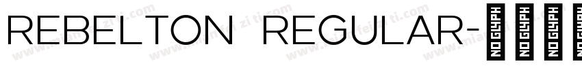 rebelton regular字体转换